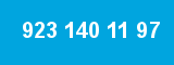923 140 11 97 923 140 11 97